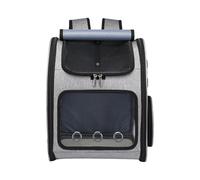 Uqezagpa Easy to Carry Expandable Carrier Backpack with Reinforced Frame and Shoulder Strap for Simple Transport Thin Dog Carrier