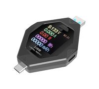 Uqezagpa Easy to Use USB C USB Tester Portable C Charging Detector with Real Time Monitors and Features Voltages Current Measurement