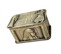 Uqezagpa Egyptian Styles Jewelry Holder with and Sphinx Motifs Vintage Display Box Perfect for Gift Giving Handcrafted Container