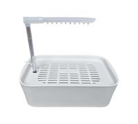 Uqezagpa Electric Bird Bath Tub USB Power Parrots Shower Basin for Home Bird Feathered Caring Supply with Easy Control Water
