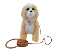 Uqezagpa Electric Plush Dog Toy Sing Walk Respond Touch Walking Singing Electric Dog Toy for Interactive Fun Children Pet Lover Robot Dog