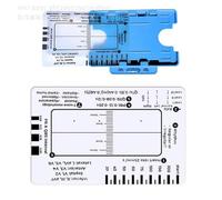 Uqezagpa Electrocardiogram 7 Step Ruler Card for Accurate Interpretation and Quick Analysis in Medicals Setting Assessment