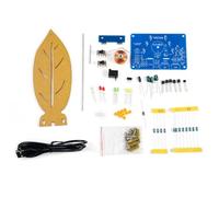 Uqezagpa Electronics Electromagnetic Swing Soldering Practice Kits Leaf Shape Pendulums Needle For School STEM Learning Soldering Practice Kit