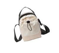 Uqezagpa Elegant And Compact Single Strap Bag Canvas Shoulder Crossbody Purse For Professionals And Students In Outdoor Occasion Trendy Women's Handbag