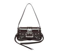 Uqezagpa Elegant And Stylish Handbag PU Leather Shoulder Bag Armpit Bags Suitable For Various Occasion From Work To Leisure Practical Bag