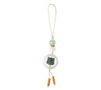Uqezagpa Elegant Chinese Bead Phone Chain Unique Phone Charm Handmade Hanging Accessory For Parties And Daily Wear Contemporary Bodhi Charm