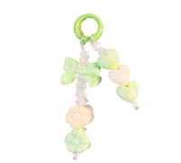 Uqezagpa Elegant Handmade Beaded Keychain Pendant Chain Strap Fashion Cellphone Rope Women Telephone Lanyard Jewelry Cell Phones Tethers