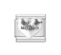 Uqezagpa Elegant Heart Letter Components In Stainless Steel Jewelry Accessories Suitable For Various Fashion Styles Sturdy Rusts Resistant