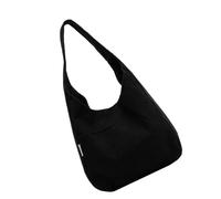 Uqezagpa Elegant Ribbed Shoulder Bag for Women Large Capacity Organized Storage Permanent Wide Belt Carry Capacious Women ' s Work