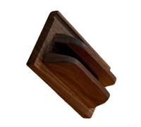 Uqezagpa Elegant Walnut Mobile Device Stand Compact And Sturdy Holder Easy To Carry For Phones & Tablets At Homes Or On The Go Compact Device Stand