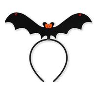 Uqezagpa Enchanting Green Eyed Bat Headband Adult Headwear Headpieces Hairband For Halloween Celebrations And Themed Event Novelty Bat Eyeglasses