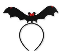 Uqezagpa Enchanting Green Eyed Bat Headband Adult Headwear Headpieces Hairband For Halloween Celebrations And Themed Event Novelty Bat Eyeglasses