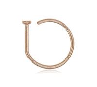 Uqezagpa Fashion Stainless Steel Nose Screw Lip Piercing Septum For Women Men Body Jewellery Hoop L Shaped Nose Rings For Women