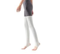 Uqezagpa Fashionable Extra Long Thigh High Footless Socks For Women Leg Warmers Over Knee Ribbed Knit Striped Boot Stockings