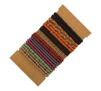 Uqezagpa Fashionable Styles Elastic Hair Ties 20Pcs Sturdy Stretch Ponytail Holders for Women and Girls with Thin or Curly