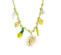 Uqezagpa Fashionable Turtles Starfishes Necklace Crafted From Copper Alloy With Portable Designs For Women Travel Jewelry Beach Necklace Designs