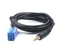 Uqezagpa Female/Male In Input Cable For B5 MP3 Player 3.5mm Adapter Replacement Cable Sound