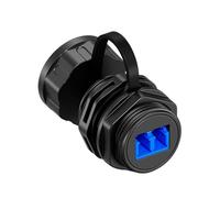 Uqezagpa Fiber Coupler Connector IP68 Rating for Harsh Industrial Environment and Data Centers Waterproof Fiber Visual Coupler