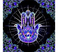 Uqezagpa Flannelette Altars Cloth Board Game Pad Astrological Oracles Pad Tarots Table Cover Mat Divinations Card Tablecloth Divinations Table Mat Tarots Card Cloth for Reading