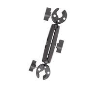 Uqezagpa Flexible Double Head Action Camera Holder for Bicycles Anti Vibrations Technology Quick Release and Wide Device Fit Cycling Mount