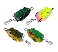 Uqezagpa Flexible Tiny Frogs Soft Allurement Realistic Plan Tear Immune Substance for Exciting Fishing Quests Tiny Frogs Soft Allurement
