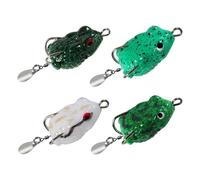Uqezagpa Flexible Tiny Frogs Soft Allurement Realistic Plan Tear Immune Substance for Exciting Fishing Quests Tiny Frogs Soft Allurement