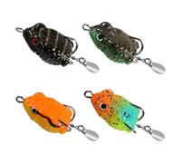 Uqezagpa Flexible Tiny Frogs Soft Allurement Realistic Plan Tear Immune Substance for Exciting Fishing Quests Tiny Frogs Soft Allurement