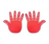 Uqezagpa Foam Cheering Gloves Props for Stadium Games and Group Celebrations Big Foam Hands for Sports Event