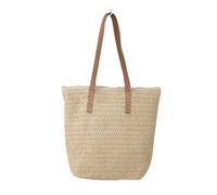 Uqezagpa Friendly Straw Beach Bag For Women Spacious Designs Shoulder Bags Handbag For Travel Shopping And Outdoor Picnics Fashionable Straw Bag