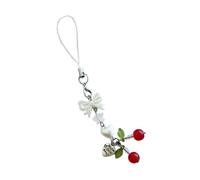 Uqezagpa Fruit Key Ornament Unique Hanging Decors Delicate Fish Pendant Key Adornment Stylish Bag Charm for Various