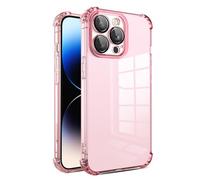 Uqezagpa Full Coverage Housing Clear Case For Phone 14 Phone Cover Shockproof Protective Bumper Skin Flexible Cover Case