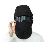 Uqezagpa Full Coverage Thermals Integrated Windproofed Goggles for Cold Protecting During Skiing Hiking Biking Windproofed Hiking