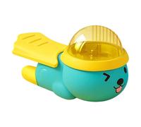 Uqezagpa Funny Foraging Feeder Toy Teasing Pedal Interactive Puzzle Toy for Indoor Kittens Food Leaking Kibble Feeder Pet to Interactive Dog Treat Dispenser