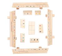 Uqezagpa Game with 106 Tiles, 4 Playing Rack Travel Size Game for Family Adults Kids Board Games