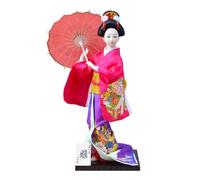 Uqezagpa Geishas Japanese Kimonos Dolls Puppets Seafoods Sushi Shop Restaurant Decorate Tool Toy Embellishment