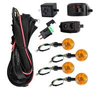 Uqezagpa General Motorcycle & Turn Signals Light Set with High Temperature Resistant Function for Multifunction Compatibility Waterproof Motorcycle Lights