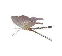 Uqezagpa Glittering Butterfly Hair Stick 3D Butterfly Filigree Buyao for Women Girl Buyao for Traditional Headpieces Hair