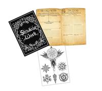 Uqezagpa Goth Occult Ritual Ceremony Notebook Tarot Tracking Journal Notepads for Daily Journaling with 42 Sheets