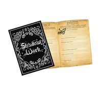 Uqezagpa Goth Occult Ritual Ceremony Notebook Tarot Tracking Journal Notepads for Daily Journaling with 42 Sheets