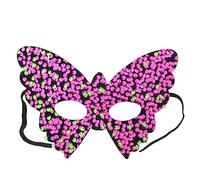 Uqezagpa Halloween Party Pretty Masquerade Girl Half Face Sequins Butterfly Evening Prom For Women Sequins Butterfly Halloween Party Masquerade Princess