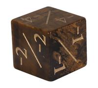 Uqezagpa Handicraftsman Constructed Preciousstone Math Die Highlighting Rimed Cracks for Educational Entertainment and Crystal Appreciation Educational Math Tools