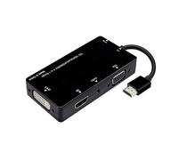 Uqezagpa HDMIcompatible Multi Interfaces Video Converters With Sound Supports Extension Multi Display Video Adapter