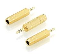 Uqezagpa Headphone Adapters 3.5mm (1/8inch) Male to 6.35mm(1/4inch) Female Adapter Converters for Guitar