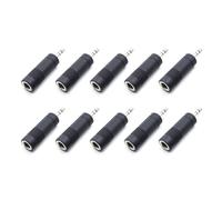 Uqezagpa Headphone Sound Socket Plug Converter 1/4inch Female To 1/8inch Or Male 1/8inch Male To 1/4inch Female Sound Adapter Set Jacks Converter Plug