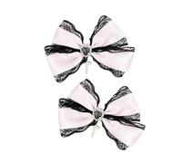 Uqezagpa Heart Crosses Lace Hair Clip Fashionable Women's Hairpin Versatile Hairstyle Clip for Girls