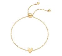 Uqezagpa Heart Shaped Openwork Stainless Steel Adjustable Wristchain Fashionable Wrist Accessories for Her Hollow Heart Wristchain