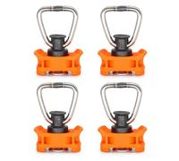 Uqezagpa Heavy Duty Lashing Rails Fitting With Return Spring For Airline Rails Motorhomes Rear Garages Trailer Transport Caravans Fixing Clamp