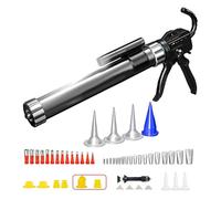 Uqezagpa Heavy Duty Silicone Guns 600ml Aluminum Caulking Guns for Cartridges and Sausage Packs for Professional
