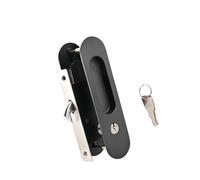 Uqezagpa Heavy Type Concealed Door Zincs Alloys Hardwares Thick Handles for Cabinets and Wardrobes Ergonomic Handle for Elderly