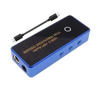 Uqezagpa HIFI USB Decoding Box Headphone Amplifier Double CS43198 Chip and 3.5mm 4.4mm Output for Smartphones and Studio Use Headphone Impedance Link